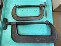 Lot of Xtra Large C-Clamps