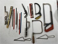 Collection Of Hack Saws and Blades