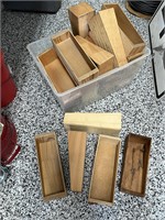 Wooden Storage Shelf Bins