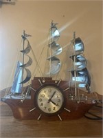 Vintage Yankee Clipper ship clock