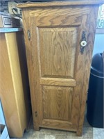 Free standing wood cabinet