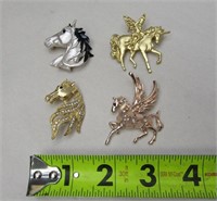 4 Horse Pins