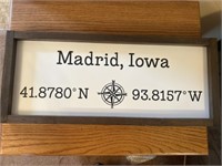 Madrid Iowa sign