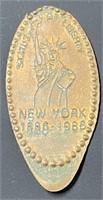 New York City Statue of Liberty Smashed Penny