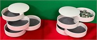 Z - LOT OF 2 JEWELRY BOXES W/ CONENTS (P252)
