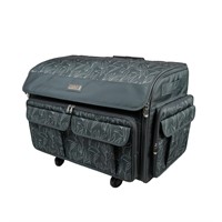 Everything Mary XXL Rolling Sewing Tote, Black &