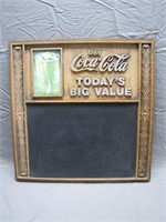 Vintage Coca-Cola Chalkboard Sign