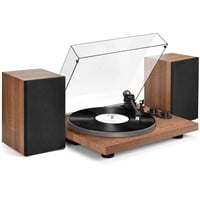 Vinyl Record Player with 40W Speakers and Bluetoo