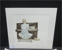 UNFRAMED WATERCOLOUR SIGNED RAYMOND CHOW