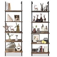 aboxoo Ladder Shelf Open Bookshelf 5-Tier Wall-Mo