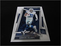 Ezekiel Elliott Signed Trading Card SSC COA