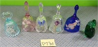Z - COLLECTION OF GLASS BELLS (P176)