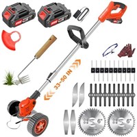 Electric Weed Wacker Battery Operated, 21V Weed E