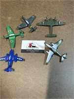 Matchbox and other die cast toy planes