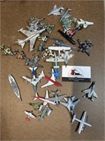 Small plastic toy planes