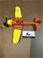 Vintage Hubley toy plane