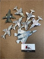 Die cast Toy military planes