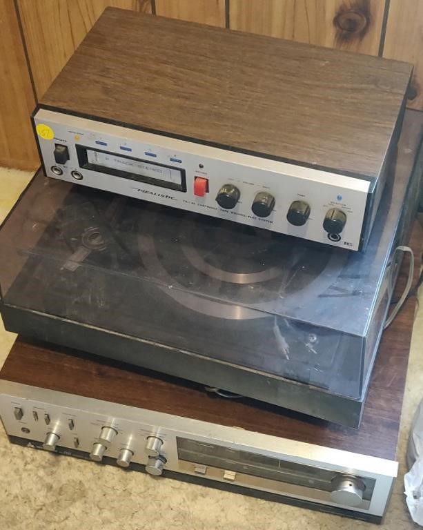 Record Player, 8 Track Stereo, etc