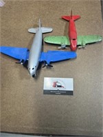 Vintage metal toy  planes