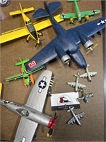 Plastic toy planes