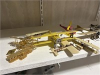 Plastic toy planes