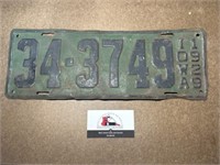 1929 license plate