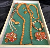 SHADES OF AMBER JEWELRY MIX