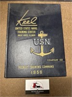 1956 naval training center yr book