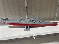 Plastic model ship