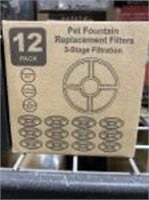12 PCS PET FOUNTAIN REPLACEMENT FILTERS