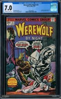 MARVEL COMICS WEREWOLF BY NIGHT #32 CGC 7.0 KEY