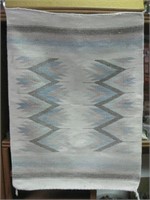 27 X 36 Southwest Design Wool Weaving