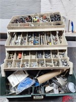 Plano Tool Box of Misc Hardware
