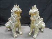 PAIR CHINESE GUARDIAN LIONS