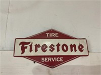 Metal Firestone Sign