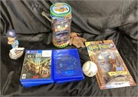 MIXED LOT OF PLAY STATION GAMES & MORE