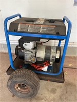 Generator on homemade box trailer