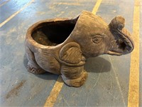 Elephant Pot Outdoors