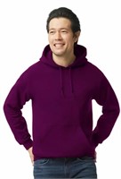Large, Gildan Adult Fleece Hoodie Sweatshirt,