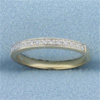 Diamond Band Ring in 10k Yellow Gold