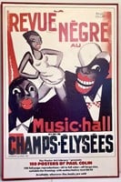 "Revue Negre" sales poster, 45" x 30"