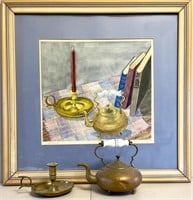Watercolor " Alfie's Teapot" SLR  Deanna Suder,