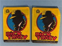 2-1990 Dick Tracy Unopen wax packs