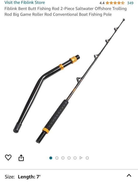New condition Fiblink Bent Butt Fishing Rod