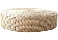 Used Floor Pillow Eco-Friendly Round Straw