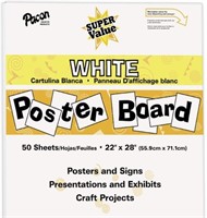 New Pac-on Super Value Poster Board, 22"X28",