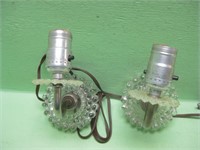 Pair Of Vintage Light Fixtures - Both Work