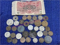 Old Foreign coins lot