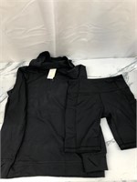 (M) Women's Sweat Shirt and Short Combo