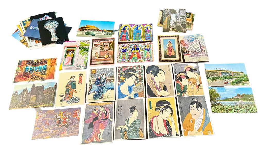 Foreign vintage postcards - Japan, India, China &